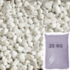 25kg Sack 15-25mm Marmorkiesel weiss