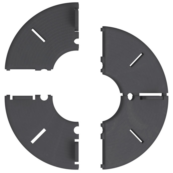 8mm Plattenlager Gummi – Bild 2