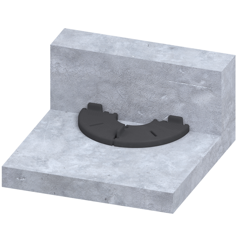 8mm Plattenlager Gummi – Bild 3